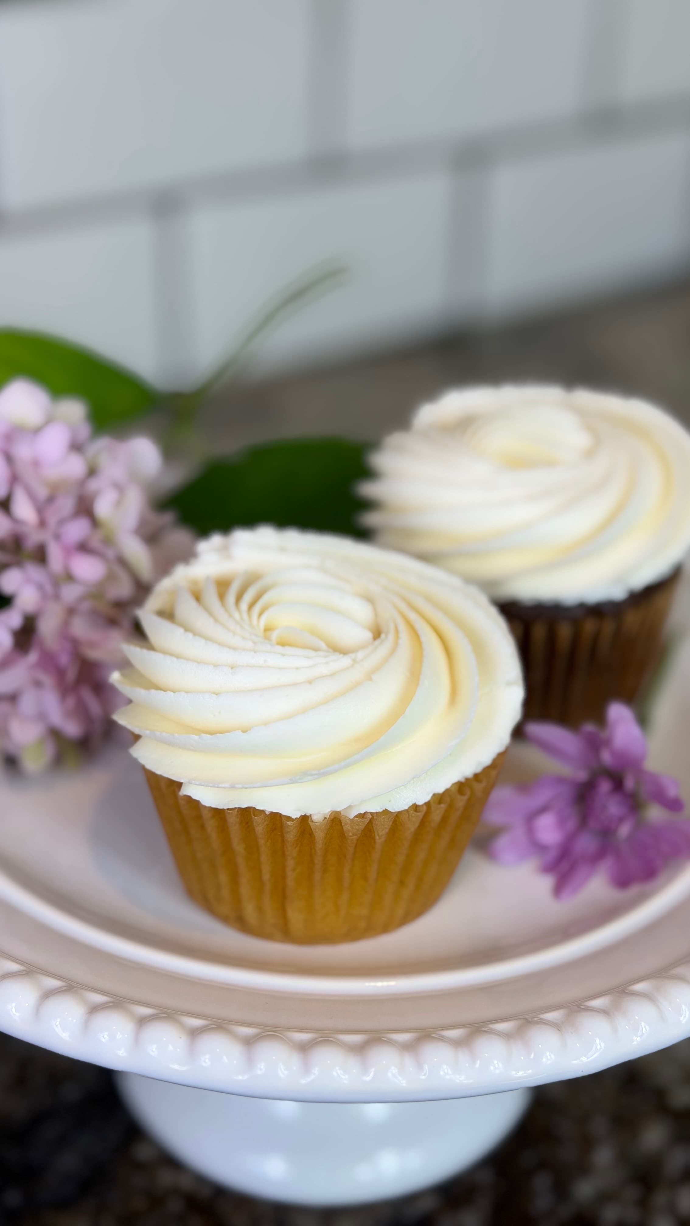 Hand-decorated Liddle Cakes cupcakes